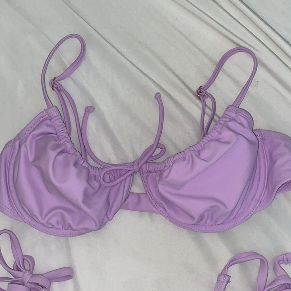 Light purple scrunch bikini - Picture 2 of 7